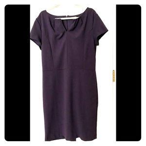 Deep Purple Banana Republic Sheath Dress